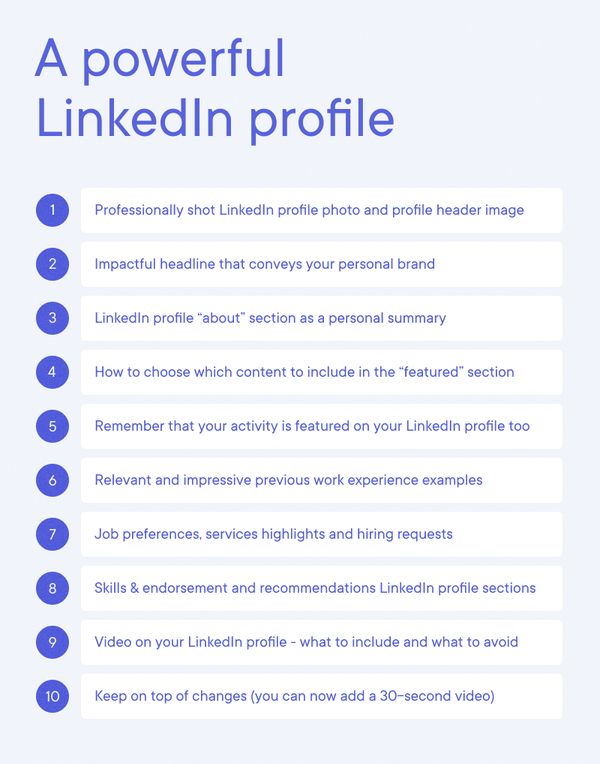 博客 - 如何建立令人印象深刻的 LinkedIn 个人资料 - 强大的 LinkedIn 个人资料